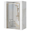REA Solar Gold Douchedeur met Schuifdeur 120 x 195 cm - 6 mm Glans Goud REA Solar Gold Douchedeur met Schuifdeur 120 x 195 cm - 6 mm Glans Goud