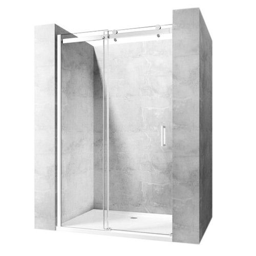 REA Nixon - 2 Douchedeur met Schuifdeur 130 x 190 cm - 8 mm Chroom Links REA Nixon - 2 Douchedeur met Schuifdeur 130 x 190 cm - 8 mm Chroom Links