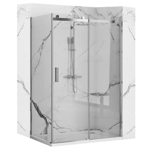 REA Whistler Douchecabine met Schuifdeur 90 x 120 x 190 cm - 8 mm Chroom REA Whistler Douchecabine met Schuifdeur 90 x 120 x 190 cm - 8 mm Chroom