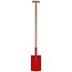 Talen Tools Rode Spade met Hals en T-Greep - 113 cm Steel voor Comfortabel Tuinieren