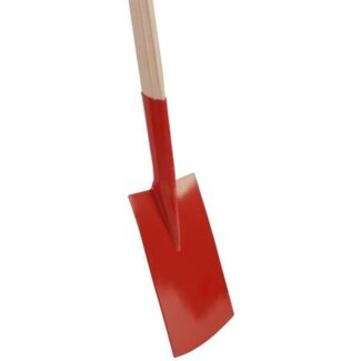 Talen Tools Rode Spade met Hals en T-Greep - 113 cm Steel voor Comfortabel Tuinieren Talen Tools Rode Spade met Hals en T-Greep - 113 cm Steel voor Comfortabel Tuinieren