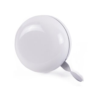 Benson Grote fietsbel - ding-dong geluid - Ø 80 mm - wit