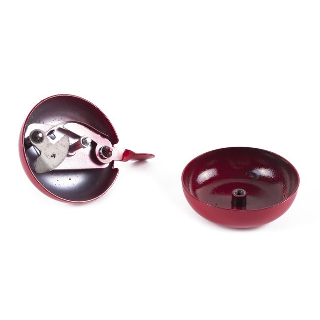 Benson Grote fietsbel - ding-dong geluid - Ø 80 mm - rood