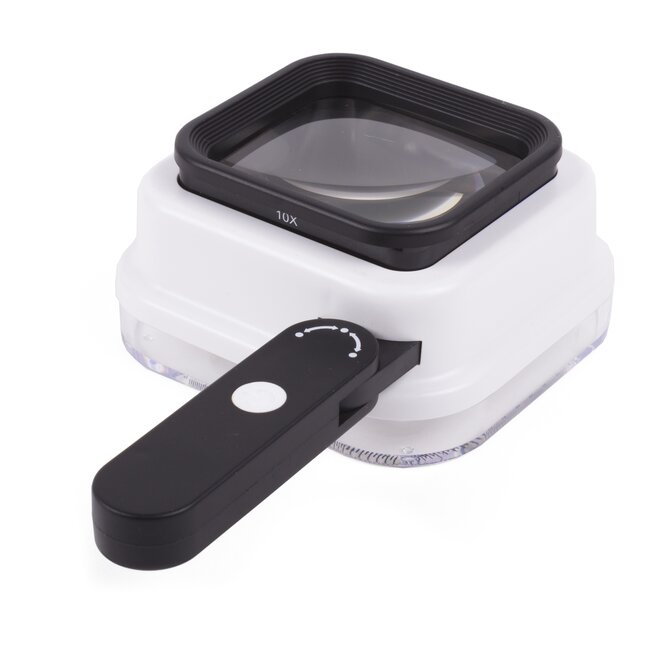 Benson Uitschuifbare loep - 4 LED's en 4 UV - 50 x 45 mm lens