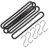 Talen Tools Spanrubbers met S-Haak - 25 cm - 5 stuks - Zwart Talen Tools Spanrubbers met S-Haak - 25 cm - 5 stuks - Zwart