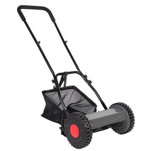 Talen Tools Grasmaaier met Opvangbak - 30 cm - 16 liter - Grijs Talen Tools Grasmaaier met Opvangbak - 30 cm - 16 liter - Grijs