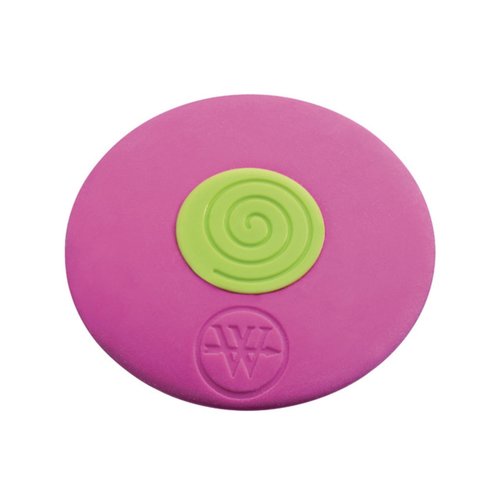 Westcott Gum - Microban - Rond - Roze/Groen Westcott Gum - Microban - Rond - Roze/Groen