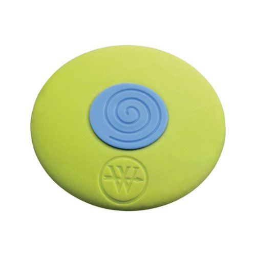 Westcott Gum - Microban - Rond - Groen/Blauw Westcott Gum - Microban - Rond - Groen/Blauw