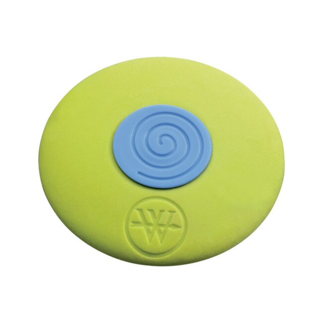 Westcott Ronde gum met Microban-technologie - groen/blauw - antibacterieel