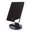 Benson Make-up spiegel - LED touch - dimbaar - 16 LEDs - 27x17 cm - zwart