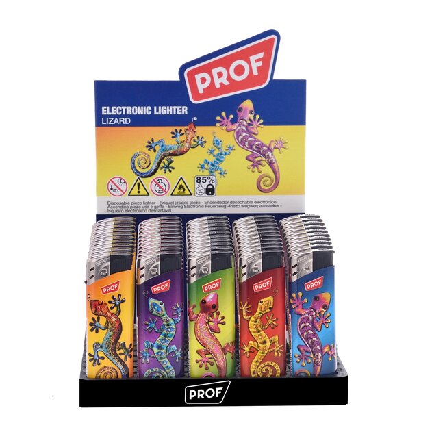 Prof Wegwerpaanstekers - Regelbare vlam - Salamander design - 50 stuks