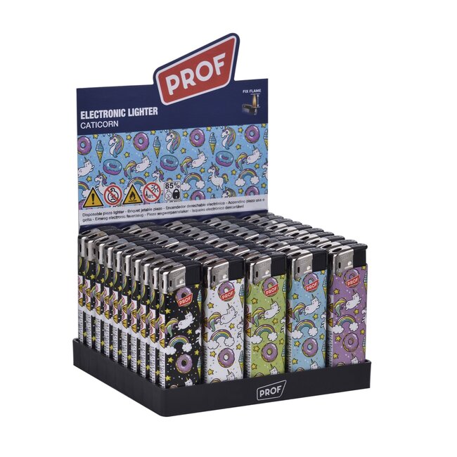 Prof Wegwerpaanstekers - Caticorn Design - Regelbare Vlam - 50 stuks