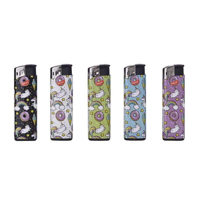 Prof Wegwerpaanstekers - Caticorn Design - Regelbare Vlam - 50 stuks