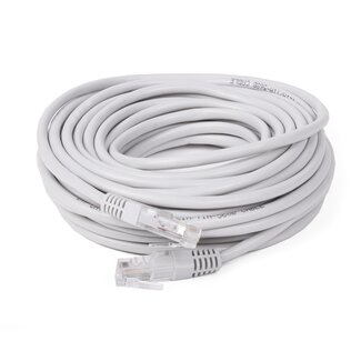 Benson Internetkabel - UTP CAT5E - 10 meter - Grijs - RJ45 aansluitingen