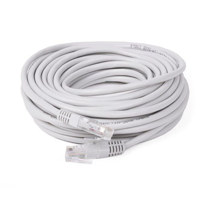 Benson Internetkabel - 10 meter - CAT5 - UTP kabel - RJ45 - Grijs