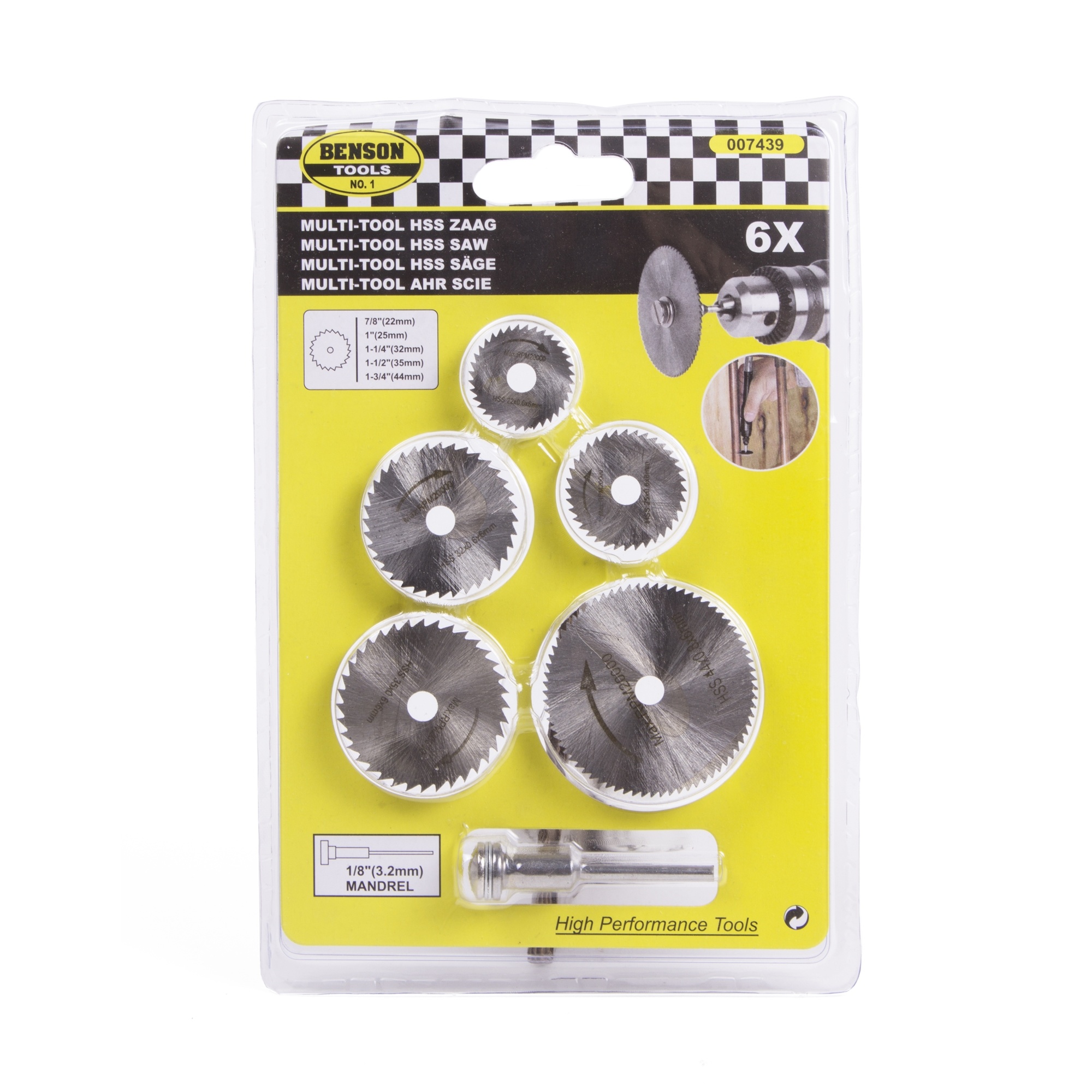 Benson MultiTool HSS Zaag Set (6 Delig) kopen? 2Cheap