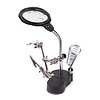 Benson Derde Handje - met LED Vergrootglas - Soldeerbout Houder Benson Derde Handje - met LED Vergrootglas - Soldeerbout Houder