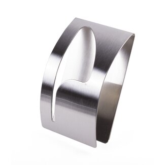 Benson Stijlvolle handdoekhaak - geborsteld RVS - 50 x 85 mm