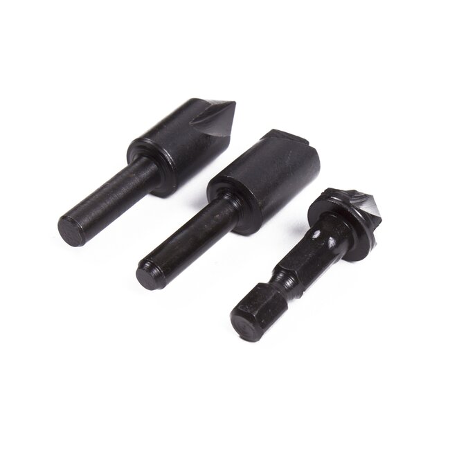 Benson Verzinkboorset - 3-delig - 12, 16, 19 mm - Voor hout en plaatmateriaal