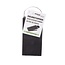 Benson Wigmodel deurstopper - rubber en RVS - 3 cm hoog - stevig en duurzaam