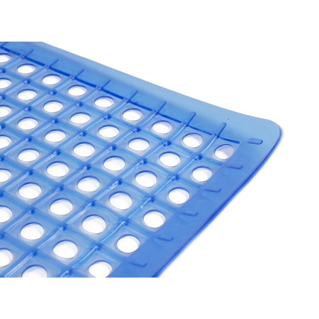 Benson Vierkante gootsteenmat - transparant - 28 x 25 cm - antislip - eenvoudig te reinigen