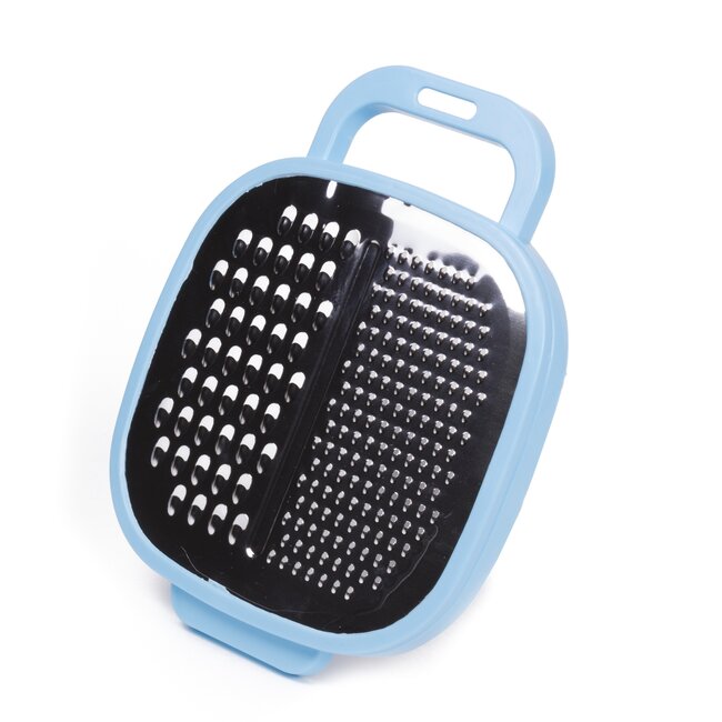 Benson Multifunctionele keukenrasp met opvangbak - drie raspgroottes - blauw of wit