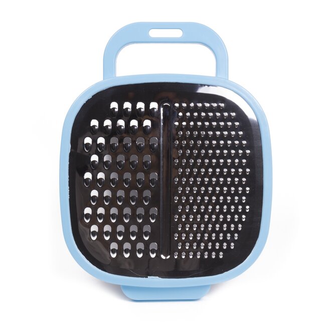 Benson Multifunctionele keukenrasp met opvangbak - drie raspgroottes - blauw of wit