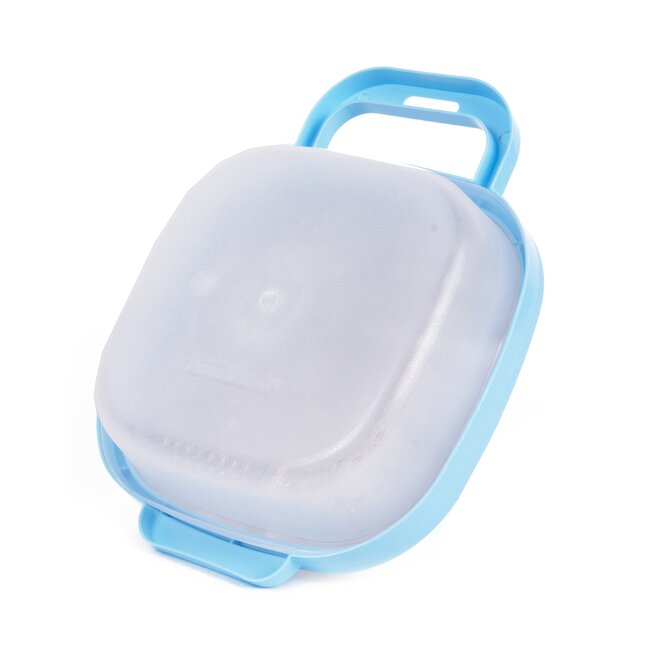 Benson Multifunctionele keukenrasp met opvangbak - drie raspgroottes - blauw of wit