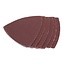 Hofftech Multitool schuurpapier - driehoekig - houtbewerking - 80 mm - 6 stuks