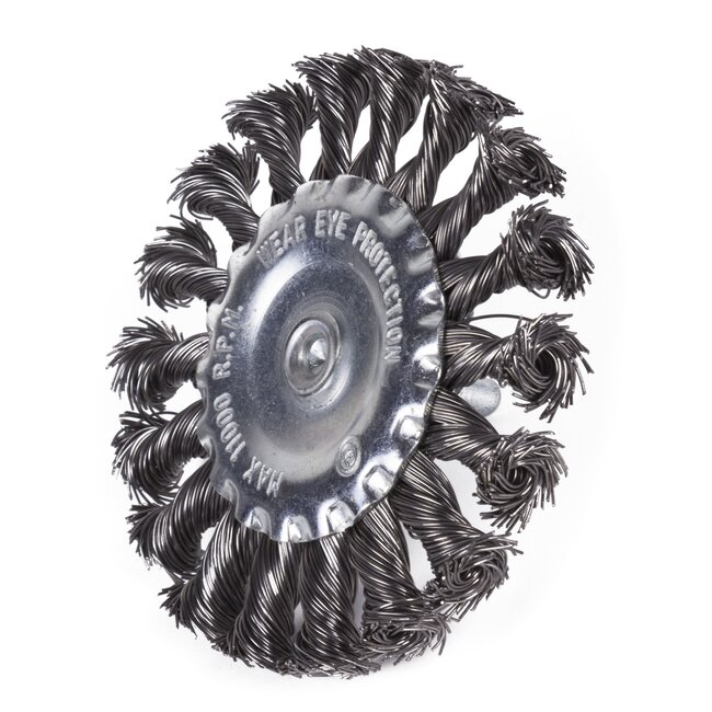 Benson Stiftborstel - Getordeerd Staaldraad - 100 mm - 6 mm Stift - Industrieel Gebruik