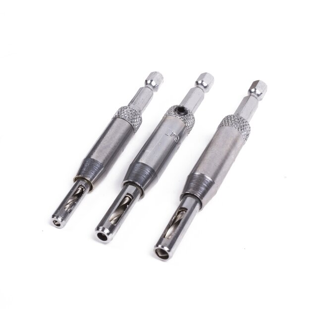 Benson Scharnierboor set - zelfcentrerend - 3 maten - 3-delig