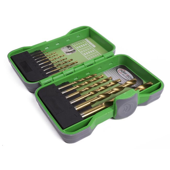 Hofftech Boorcassette HSS - 15-delig - 1,5-10 mm - Voor metaalbewerking
