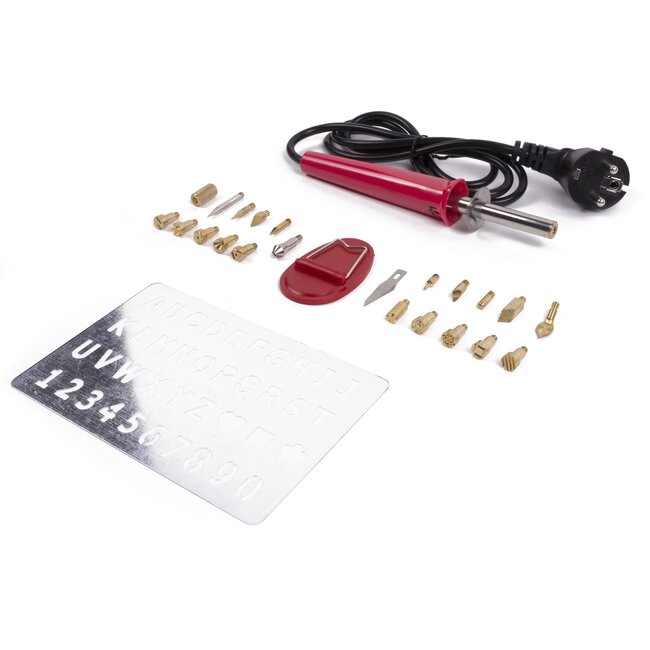 Hofftech Soldeerbout set - Markeerset - 24-delig - 30W - Inclusief draagkoffer