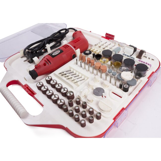 Hofftech Multitool - 164-delig - Inclusief Opbergkoffer - 130 Watt - 8000-30000 RPM