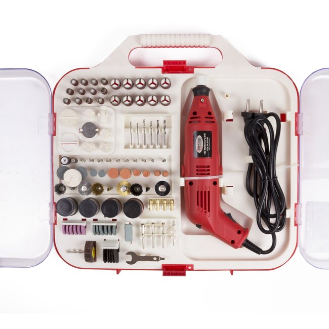 Hofftech Multitool - 164-delig - Inclusief Opbergkoffer - 130 Watt - 8000-30000 RPM