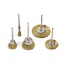 Hofftech Messing draadborstel set - 5 delig - veelzijdig - 6 tot 38 mm - max 15.000 RPM