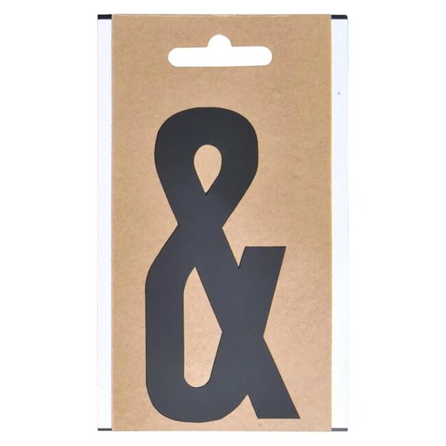 Seilflechter Lettersticker "&" - 10 cm - Voor boot en caravan