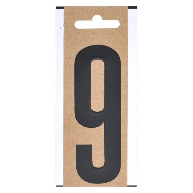 Seilflechter Cijfer Etiket / Sticker "9" - Hoogte 10 cm