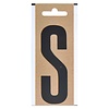 Seilflechter Letter Etiket / Sticker "S" - Hoogte 10 cm Seilflechter Letter Etiket / Sticker "S" - Hoogte 10 cm