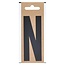 Seilflechter Letter Etiket / Sticker "N" - Hoogte 10 cm