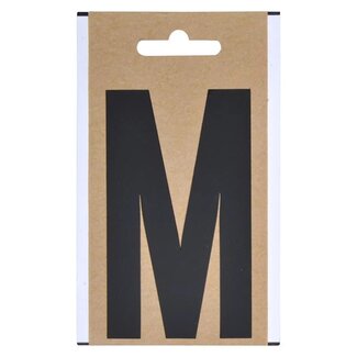 Seilflechter Lettersticker "M" - 10 cm - Voor boot of caravan