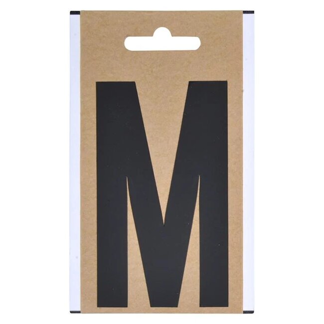 Seilflechter Lettersticker "M" - 10 cm - Voor boot of caravan