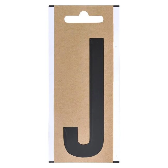 Seilflechter Lettersticker "J" - 10 cm hoog - Voor boot of caravan