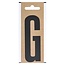 Seilflechter Letter Etiket / Sticker "G" - Hoogte 10 cm