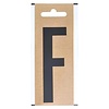 Seilflechter Letter Etiket / Sticker "F" - Hoogte 10 cm Seilflechter Letter Etiket / Sticker "F" - Hoogte 10 cm