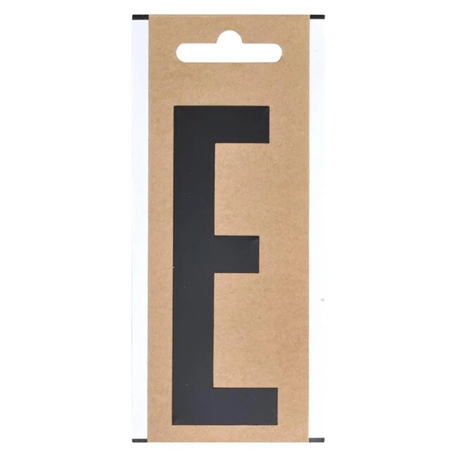 Seilflechter Lettersticker "E" - 10 cm hoog - Ideaal voor boten en caravans
