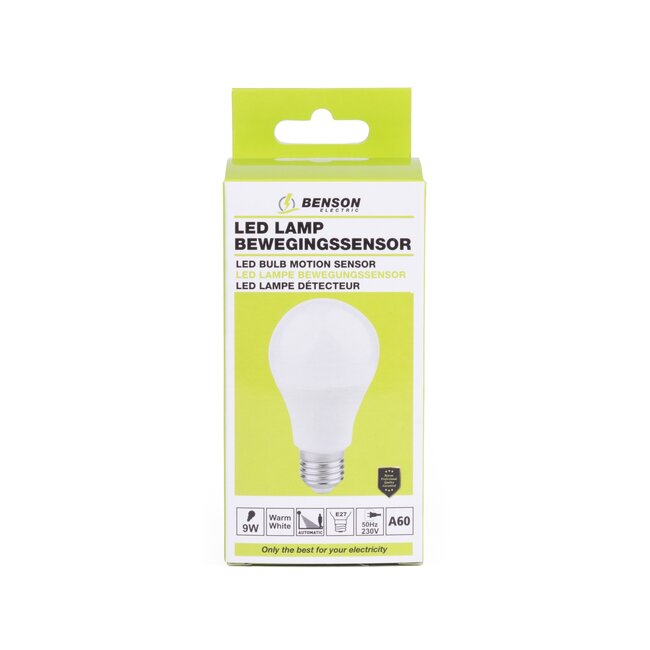 Benson Dimbare LED-lamp - 3 standen - 0.9 tot 9 watt - E27 fitting - warmwit licht
