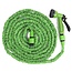 Benson Flexibele tuinslang met 7 standen sproeikop - 15 meter - groen - knikvrij