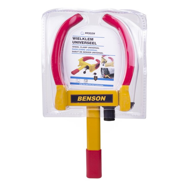 Benson Wielklem - Maximale bandbreedte 265 mm - Inclusief 2 sleutels - Geschikt voor aluminium en staal velgen