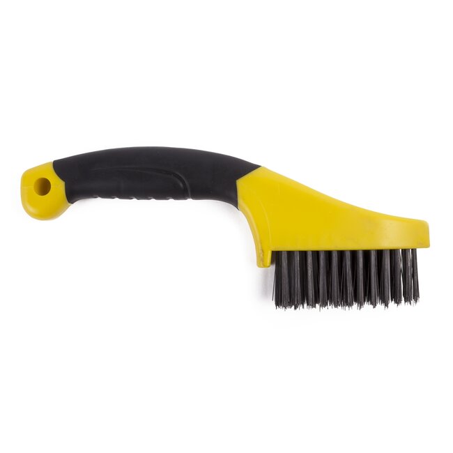 Benson Staalborstel met 4 rijen - Expert - Softgrip handvat - 22 cm - 28 x 75 mm